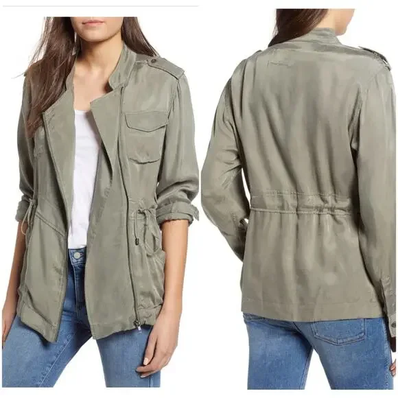 Rails Miles Utility Jacket Sage Green Size Medium - Picture 2 of 9